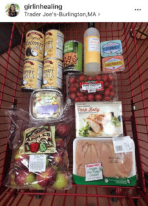 A sample of what I bought at Trader Joes one week.