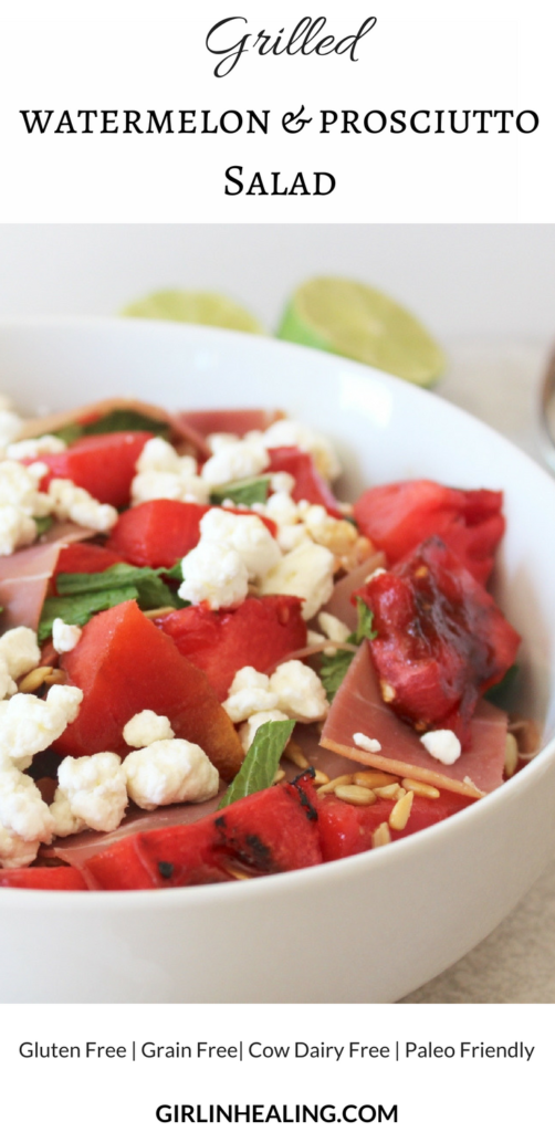 Grilled Watermelon & Prosciutto Salad | Crohn's disease | ulcerative ...