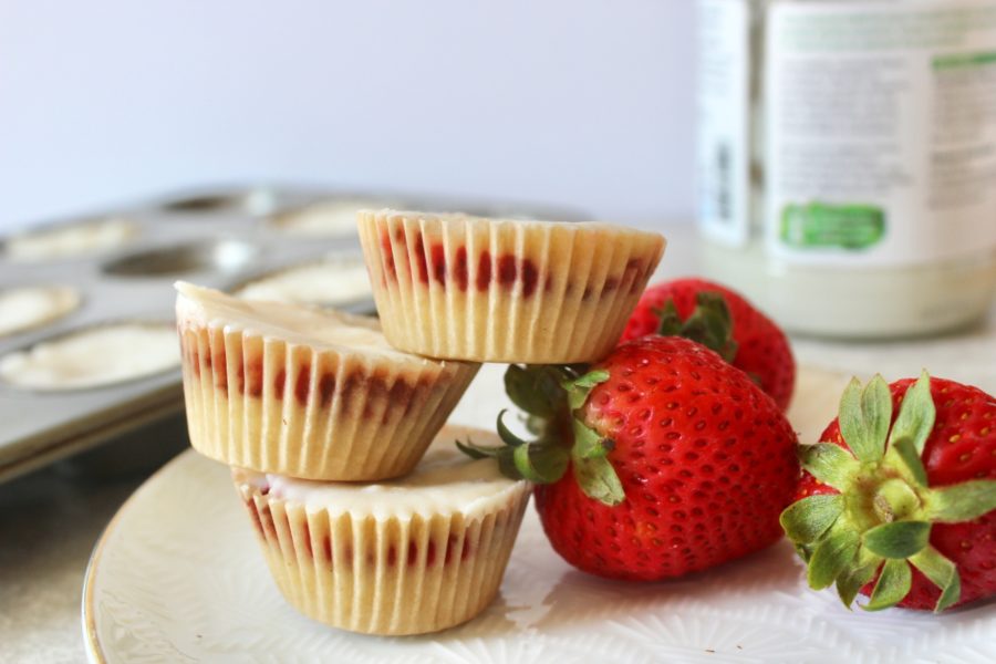 Strawberry Chia Coconut Butter Cups
